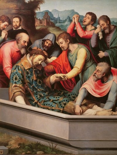 The Burial of St. Esteban by Vicente Juan Macip